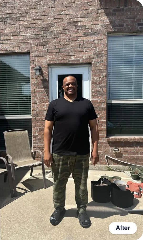 Tim B. after treatment